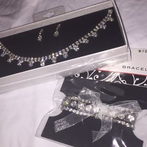 Earring, Necklace, Bracelet Set Bundle